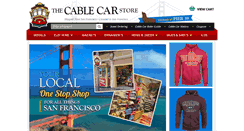 Desktop Screenshot of cablecarstore.com